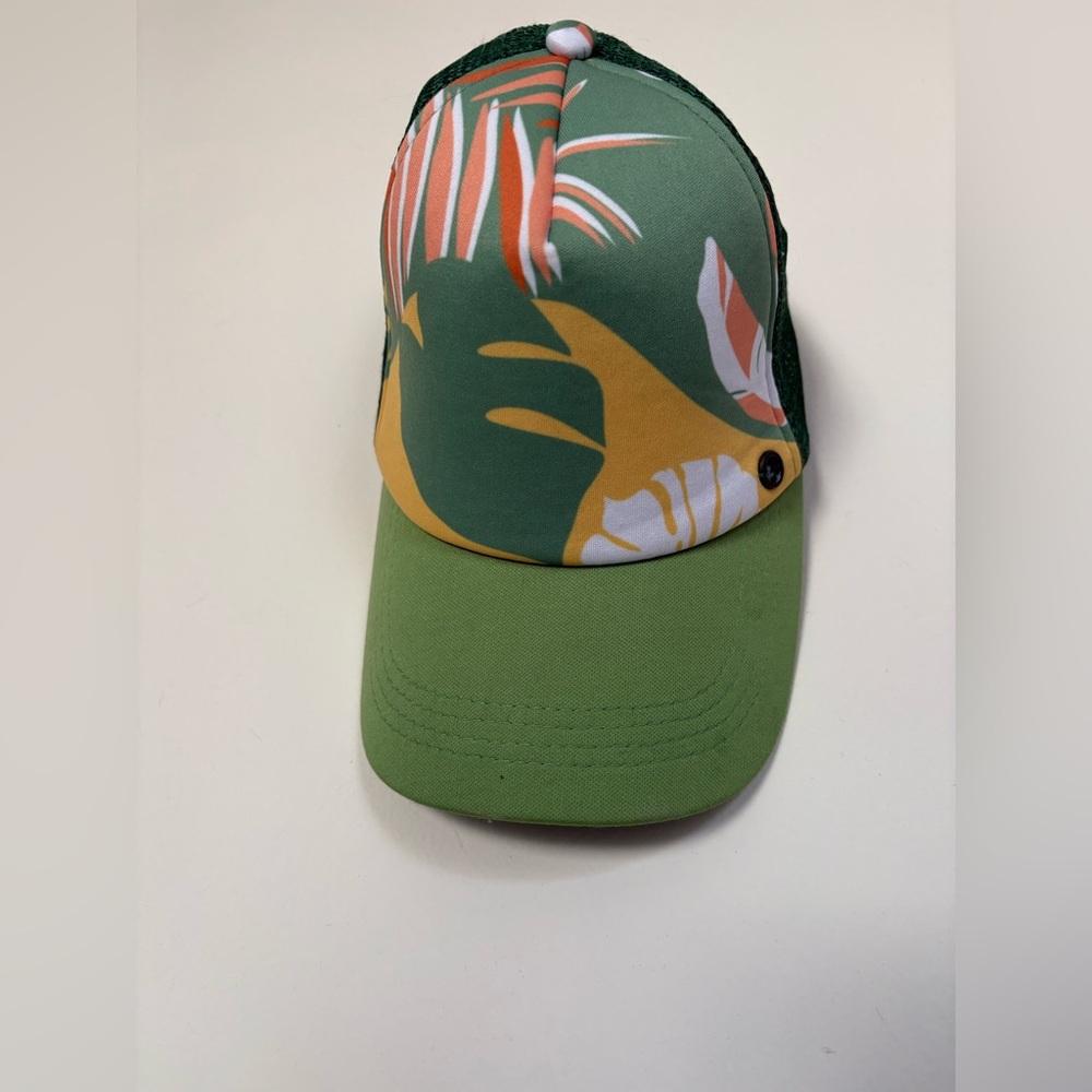 Roxy Multi Green Mesh Trucker Hat